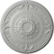 Ekena Millwork Athens Ceiling Medallion (Fits Canopies up to 3 5/8"), Hand-Painted Frost, 26 1/4"OD x 3 1/4"P CM27ATFRF - alternate 1